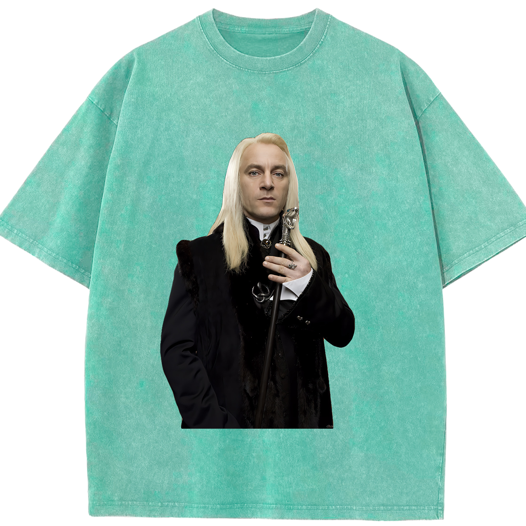 （画像用） Harry Potter ハリー・ポッターシリーズ 綿100% ヴィンテージ風 半袖Tシャツ（フロントプリント）